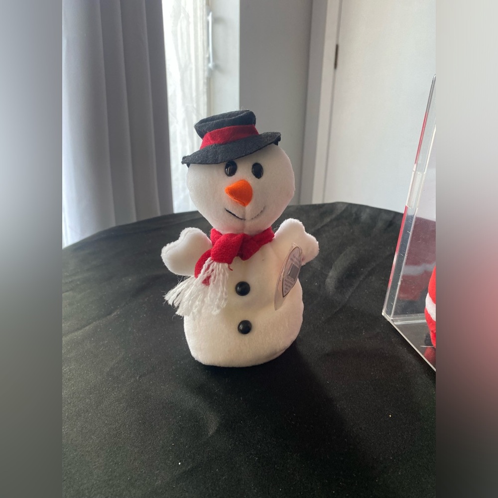 Ty Beanie Babies Snowball Plush - White
